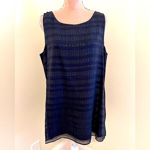 NWT-Eileen Fisher Silk Ballet Neck Tank Top